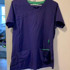 Carhartt Purple Scrub Set